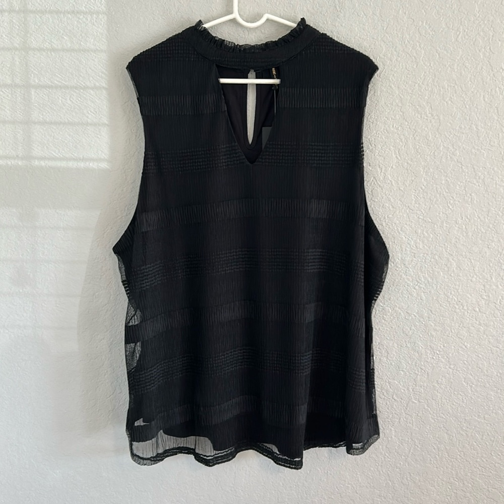 Sexy black blouse